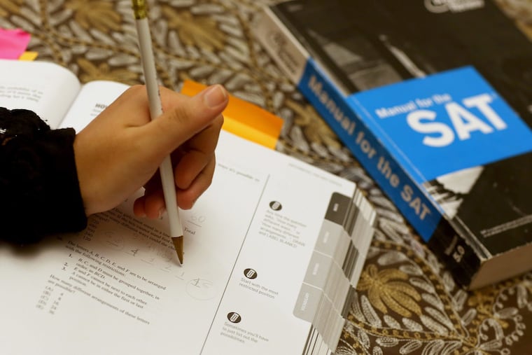 An "adversity score" will be added to SAT college entrance test results, rating applicants on environmental factors meant to offer admissions officers a glimpse into a student's socioeconomic background, the College Board said Thursday, May 16, 2019. (Joe Raedle / Getty Images / TNS)