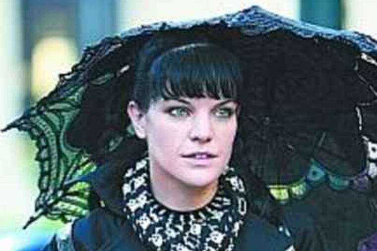 "NCIS' " Pauley Perrette's character Abby (above) uses a Jakob Dylan song (right) to bond with a character.