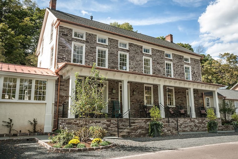 Golden Pheasant Inn is on River Road in Erwinna, Bucks County.