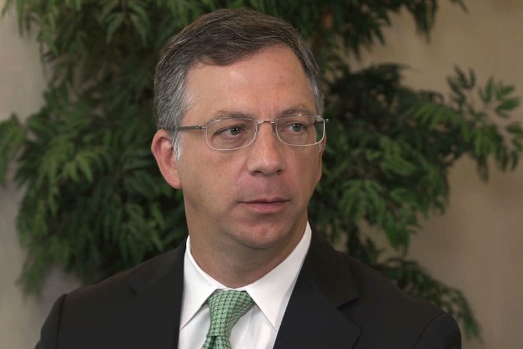 Lawyer John Pauciulo, in a 2016 video for his longtime client Dean Vagnozzi, a King of Prussia insurance and investment salesman who advertised his nontraditional investments business on KYW and talk radio. Vagnozzi later sued Pauciulo and his former law firm, Eckert Seamans, for the failure to register Par Funding investments with the SEC and comply with securities law.