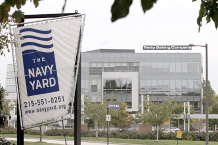The Navy Yard is the one place in Philadelphia that's a boomtown of commercial real estate. (Elizabeth Robertson / Staff Photographer)