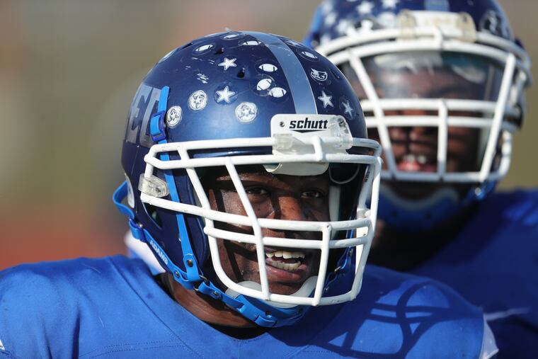 Conwell-Egan's Patrick Garwo was the star of Saturday's game.