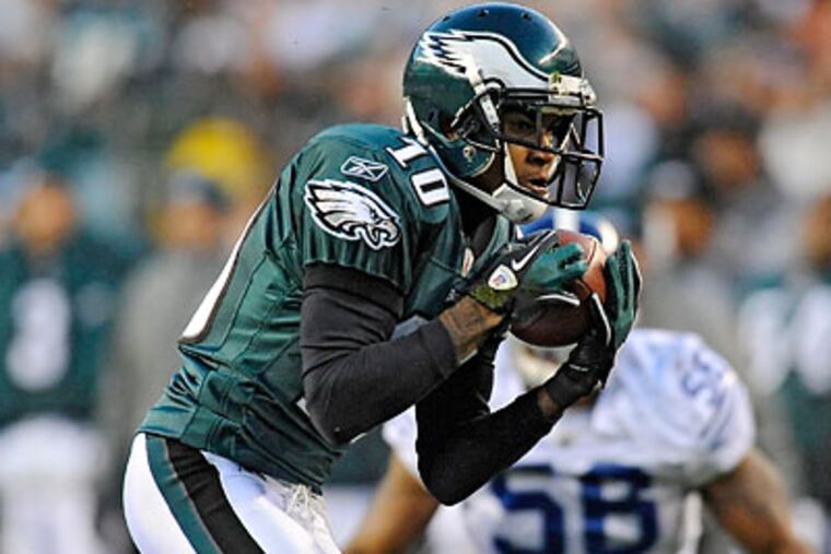 DeSean Jackson made a number of big plays in the Eagles' win over the Colts. (Clem Murray/Staff Photographer)