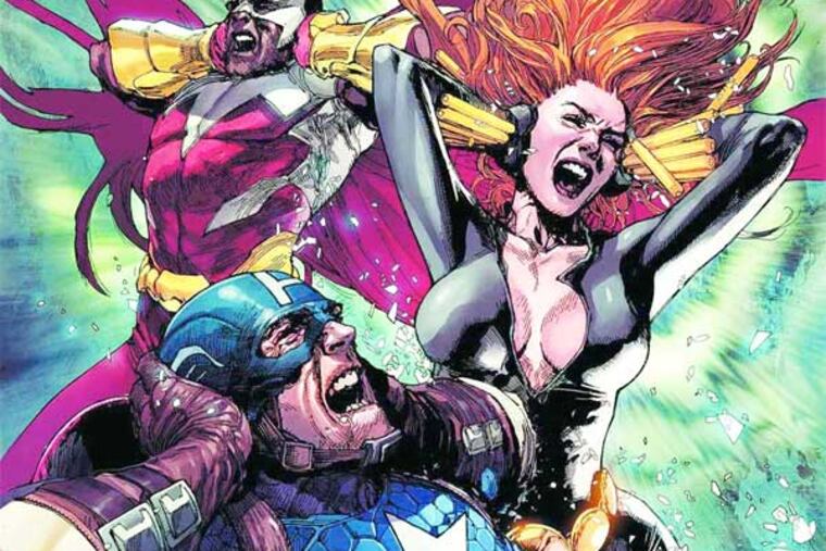 A panel from Marvel's "The Avengers."