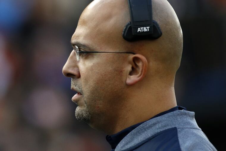 Penn State head coach James Franklin will coach his team in the Fiesta Bowl on Dec. 30.