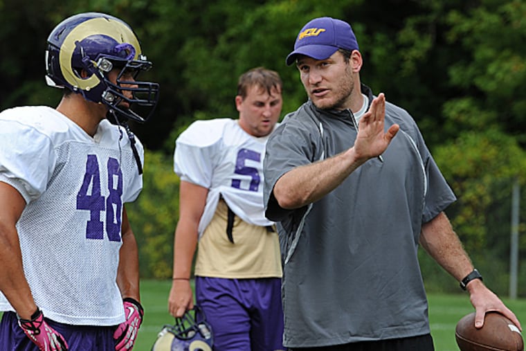 West Chester linebackers coach Dan Connor. (Clem Murray/Staff Photographer)