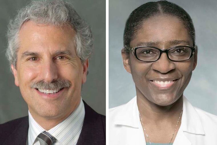 Lawrence S. Reichlin (left) and Jacqueline Bowers.