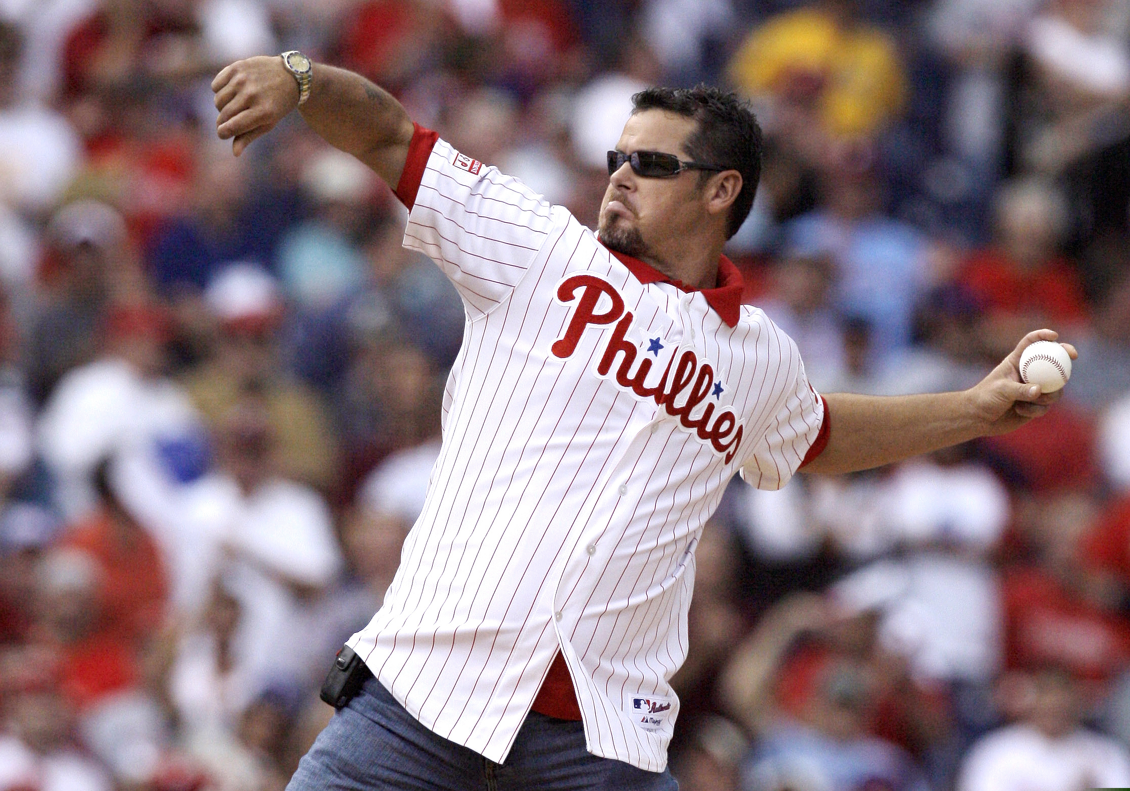 Mitch Williams had a 3.11 ERA in three seasons with the Phillies.