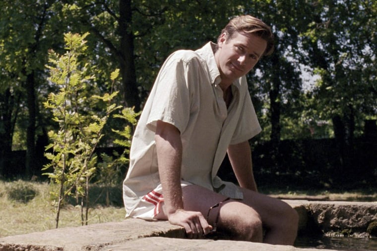Armie Hammer in "Call Me By Your Name."