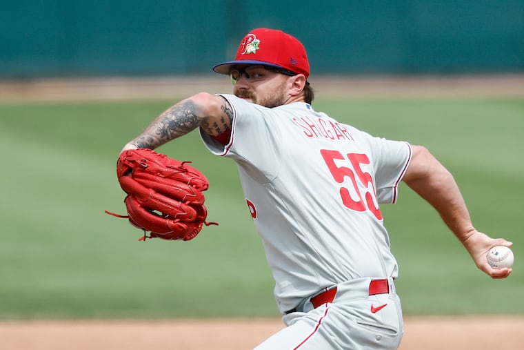 Chase Shugart had a 3.72 ERA over 9⅔ innings in spring training.