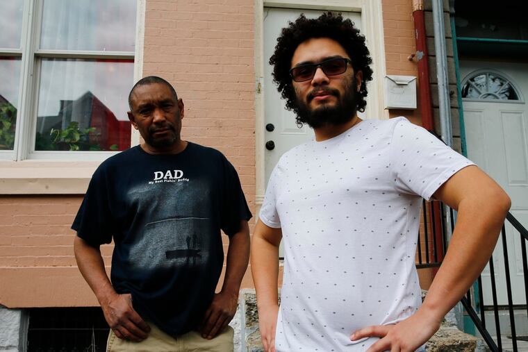 Jose Frias Sr., left, and son Jose Frias Jr., at their Reading home.