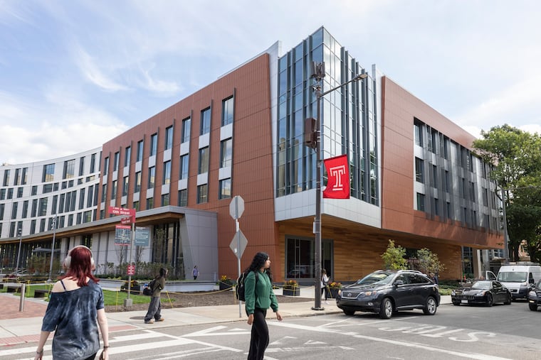 The exterior of Temple University's College of Public Health in a rendering of the renovated Paley Hall.
