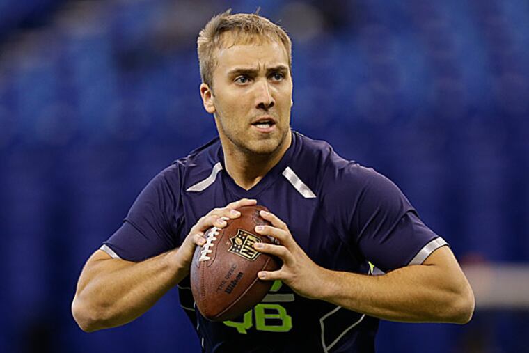 Pittsburgh quarterback Tom Savage. (Michael Conroy/AP)