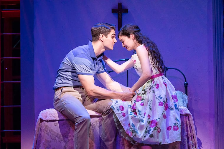 Tony and Maria - Austin Colby and MaryJoanna Grisso - in "West Side Story" at the Pennsylvania Shakespeare Festival at DeSales University in Center Valley.