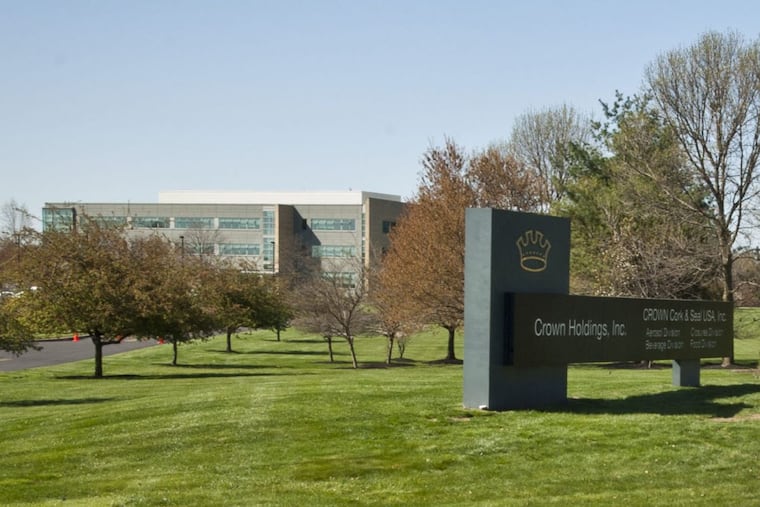 Crown Holdings’ corporate headquarters in Northeast Philadelphia.