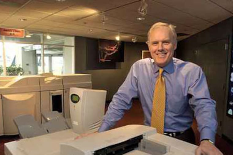 Ikon Office Solutions President and CEO Matthew J. Espe. The Malvern office-equipment distributor is being bought by Ricoh Co. Ltd. of Japan for $1.6 billion. (Jonathan Wilson/Inquirer)