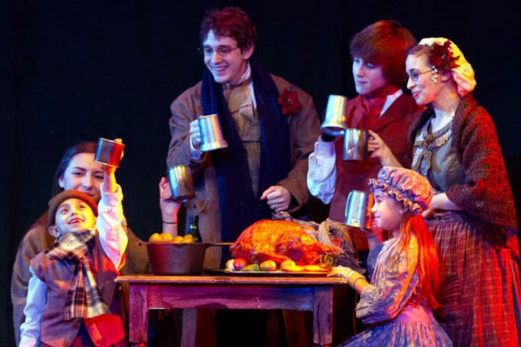 Travel back in time to 19th century London and meet Ebenezer Scrooge and his three visiting ghosts at the Walnut Street Theatre during its production of A Christmas Carol this year.