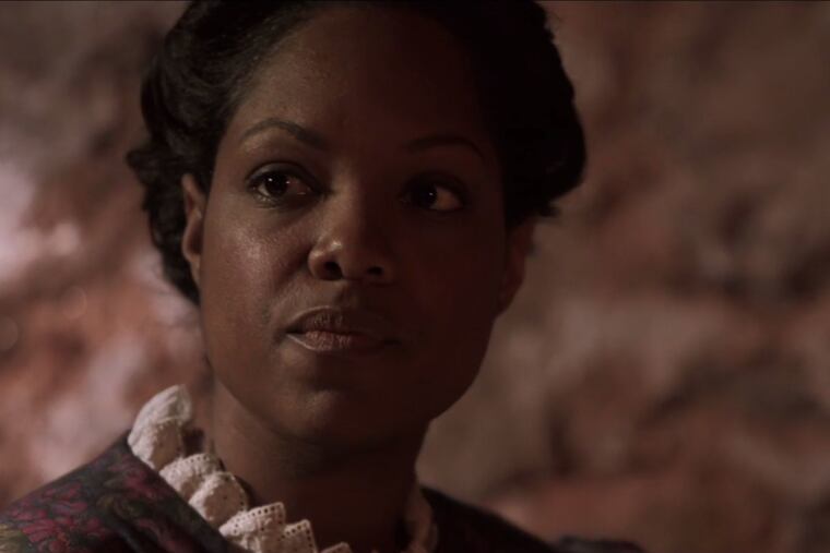 Belinda Davis as Harriet Forten Purvis in the film "Sisters in Freedom."