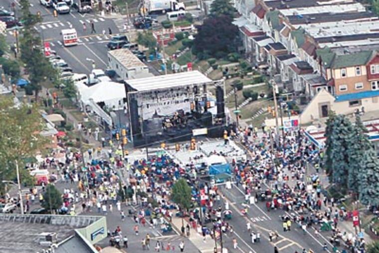 The Preservation Hall Jazz Band performs during the West Oak Lane Jazz Festival. (Laurence Kesterson / Staff Photographer)
