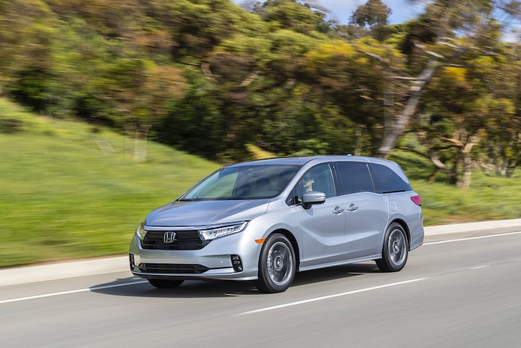 The Honda Odyssey received a minor styling update for 2021, which, of course, carries into the 2022 model year. It remains the best minivan for drivers.