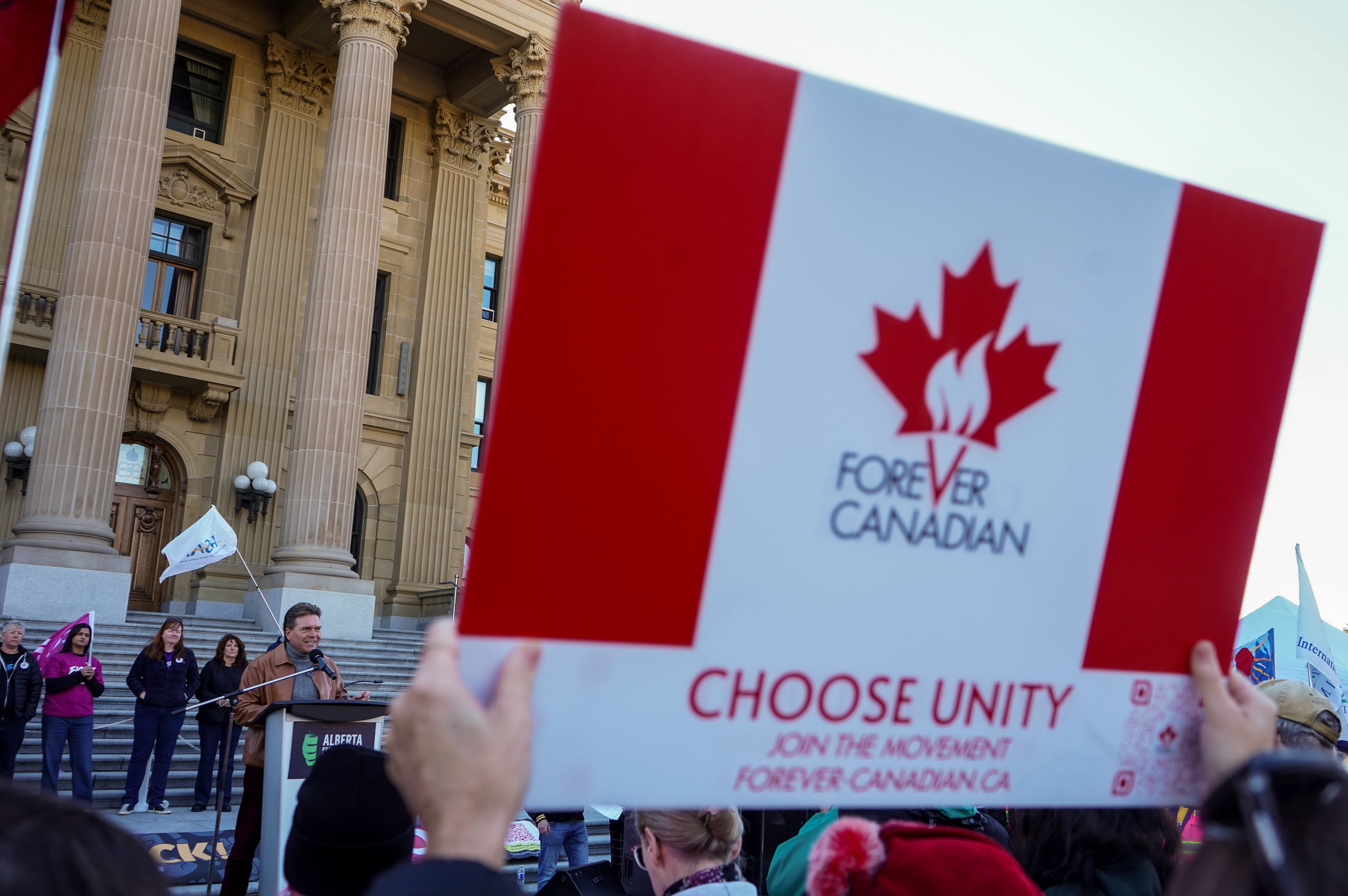 Albertans vote on path to independence as Carney fights to keep Canada united