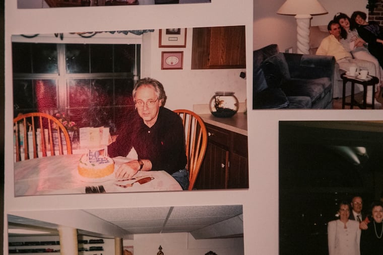 Family pictures of Anthony DeVirgiliis at his memorial service at Egizi Funeral Home, 119 Ganttown Road, Turnersville, NJ on Friday, July 24, 2020.