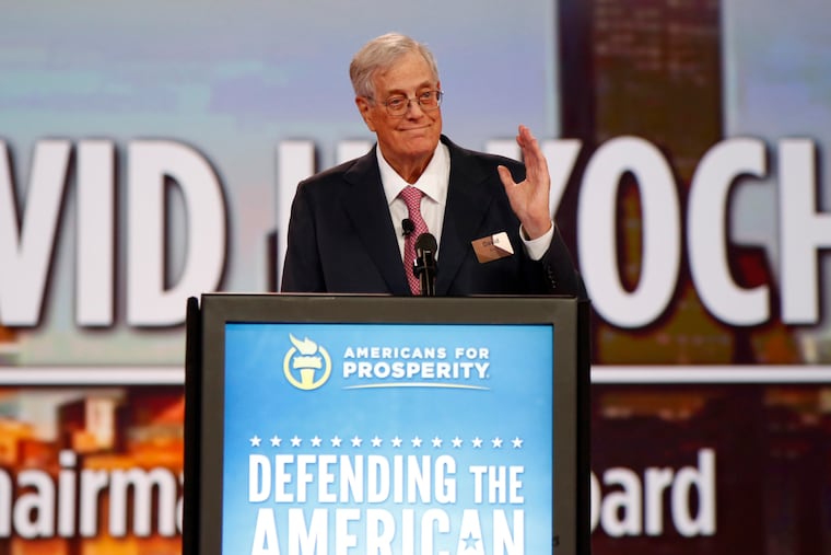 David Koch (above) and his family are well-known for a vast political network they built in support of conservative causes.