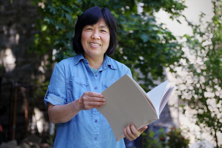 Artist Meei Ling Ng at the UBC Garden of Eden in South Philadelphia.