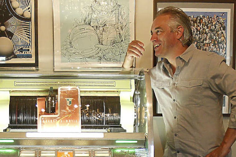 Wesley Stace, the former John Wesley Harding who now goes by his given name, at home in Mount Airy. The English songwriter's new album is the autobiographical "Self Titled."