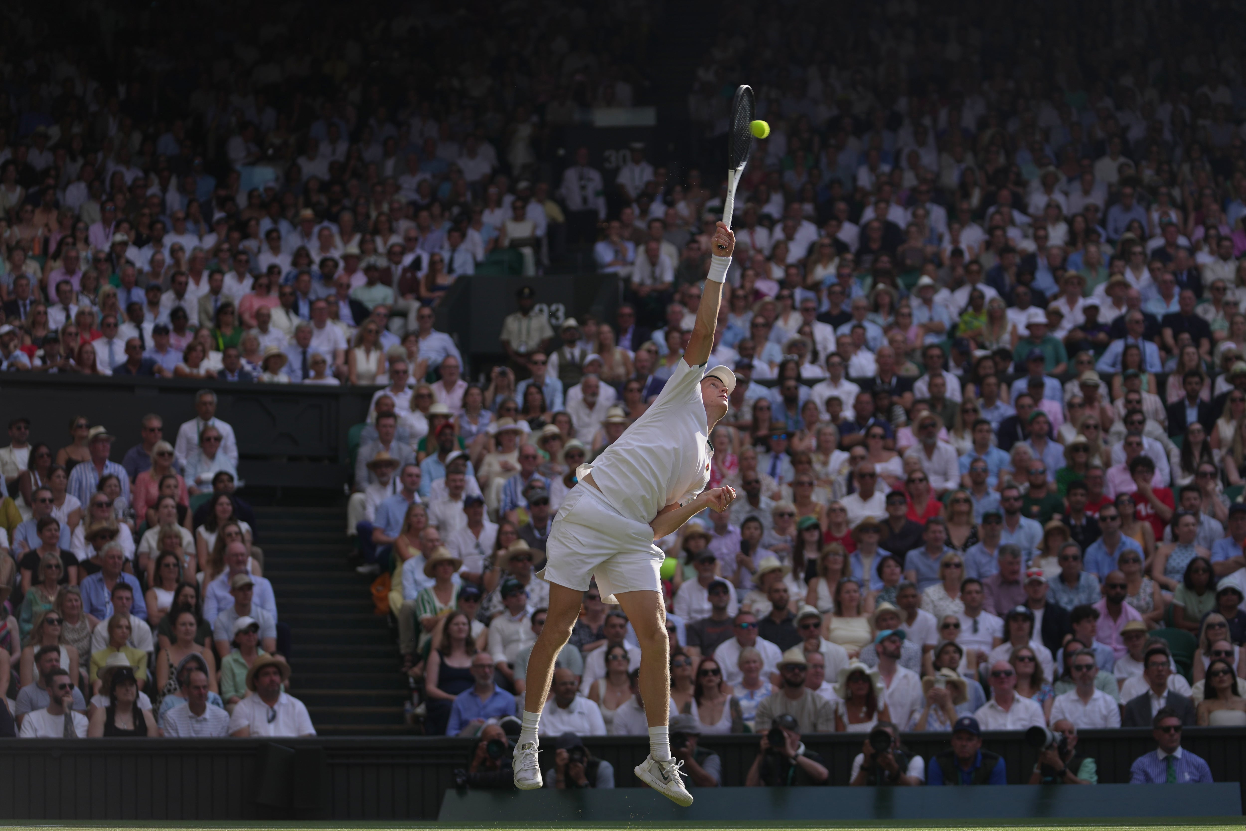 Defending champion Sinner dominates 39-year-old Djokovic to set up Wimbledon final vs. Zverev