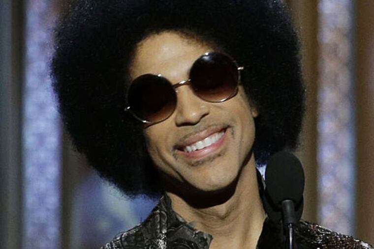 Rocker Prince at the Golden Globes presents at the 2015 Golden Globes (PAUL DRINKWATER / NBCUniversal)