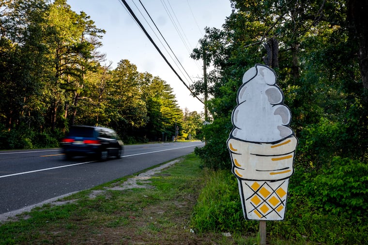 July 21, 2025: Signage for the Kustard Korner in Egg Harbor City, on the way to the Jersey Shore.