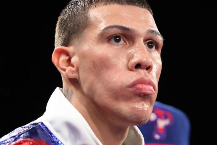 Gabriel Rosado is seen before his fight against Gennady Golovkin at the Theater at Madison Square Garden on Saturday, January 19, 2013 in New York City. Golovkin won via TKO in round 7. (Gregory Payan/AP file)