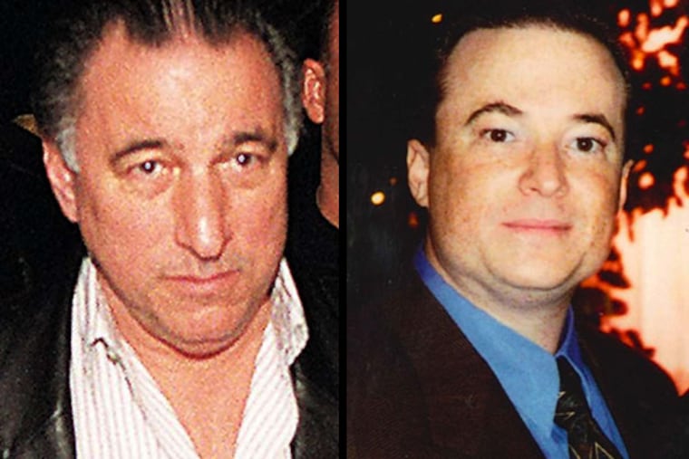 Reputed Philadelphia mob boss Joe Ligambi, left, and his nephew, George Borgesi, right, are charged with bookmaking and illegal video gambling. (File photos)