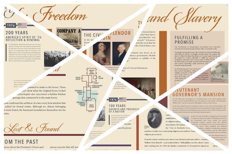 The Trump administration revealed how it wants to change the President's House Site on Independence Mall via digital renderings uploaded online on April 7.