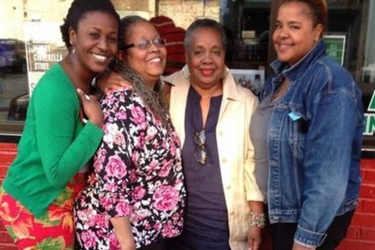 Mrs. Christian (second from left) loved to spend time with (left to right) daughter Courtney, sister Lettie and niece Harlem.