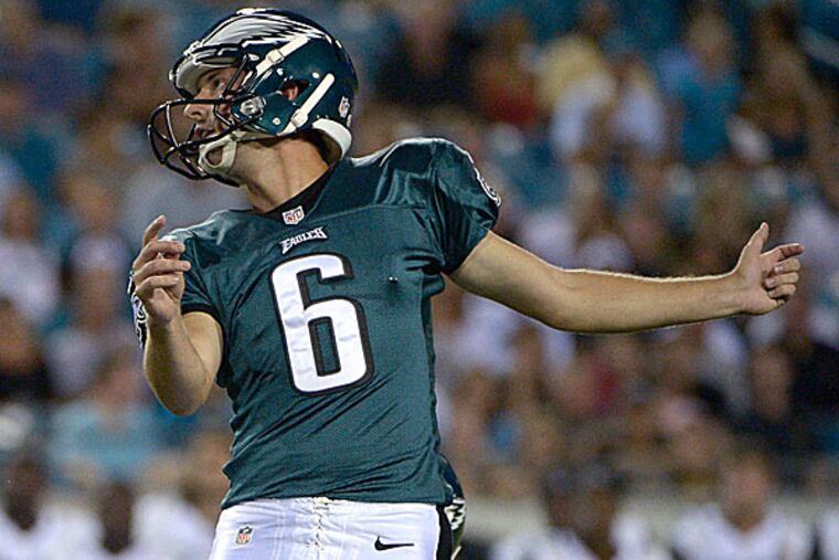 Eagles kicker Alex Henery. (Phelan M. Ebenhack/AP)
