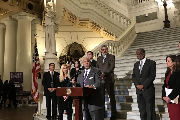 Philadelphia State Sen. Anthony Williams and others at a Capitol news conference Jan. 28 urging probation reforms, just one of multiple bipartisan reform efforts now being pushed in Harrisburg.