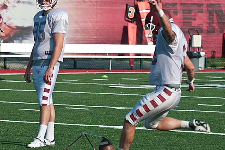 Temple kicker Jim Cooper. (Ron Tarver/Staff Photographer)
