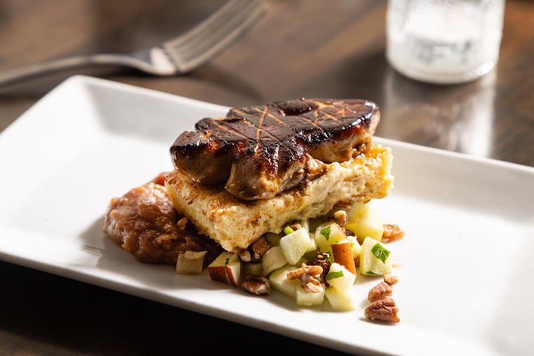 Enjoy seared foie gras at Fond this New Year's Eve.