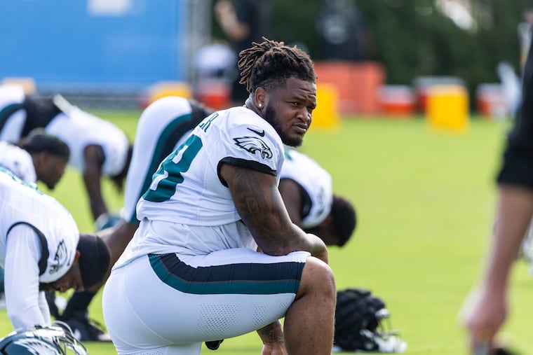 Eagles defensive tackle Jalen Carter was named a second team All-Pro and to the Pro Bowl last season. He was a force in the postseason, too.