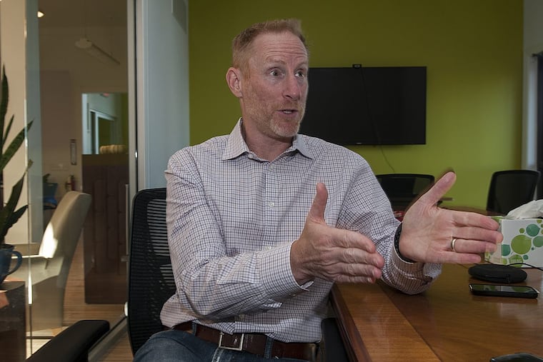 Jay Coen Gilbert, former CEO of the basketball footwear and apparel company AND 1, now helps companies improve their corporate scores in good employment practices and environmental sustainability — part of the mission of the venture he co-founded, B Lab, headquartered in Berwyn.