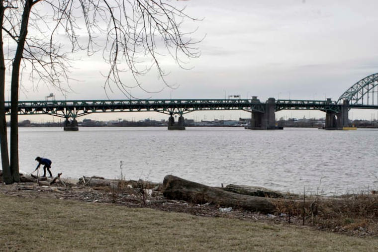 The Tacony-Palmyra Bridge was the site of a five-car crash in December that left a Camden man dead. Two men have pleaded guilty in connection with it.