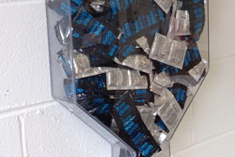 Condom dispensers are going into 22 city high schools. The protection is free to students, except those whose parents signed opt-out forms.