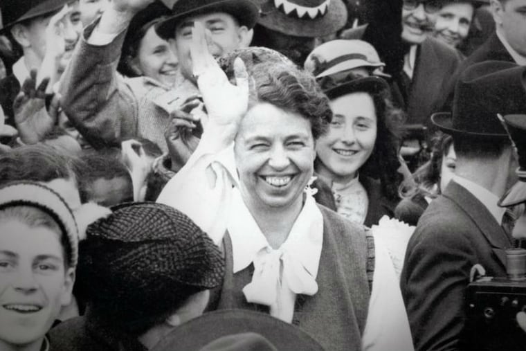 "Eleanor Roosevelt: Volume Three: The War Years and After, 1939-1962," by Blanche Wiesen Cook: Detail from the book cover.