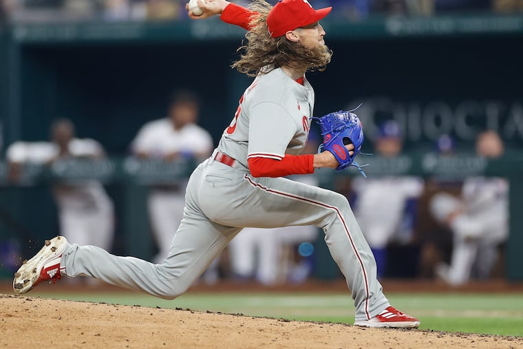 Matt Strahm signed with the Phillies as a reliever but for now he will be in the starting rotation.