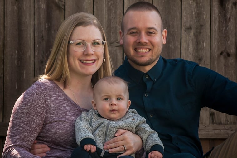 Jordyn and Curtis Niermans with baby Ezra.