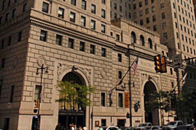 Wells Fargo's regional headquarters at 123 South Broad St. was inherited from Fidelity Bank, one of several acquired Philadelphia lenders. The Wells Fargo Regional Foundation is pausing its grantmaking as it reassesses priorities.