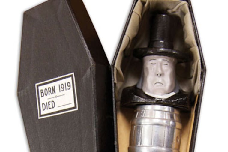 A "Mr. Dry" bar set from around 1920 will be among the artifacts displayed at the National Constitution Center.