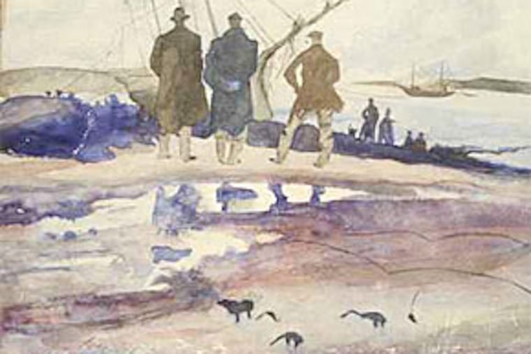 The forgery of Andrew Wyeth's 1939 watercolor, "Wreck on Doughnut Point," was once called out by the artist himself. It is the fourth counterfeit to surface since his death in January of this year.